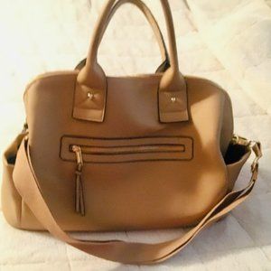 Luxe Tan with Gold Accent Bag - Large